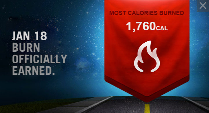 Nike+ ghi nhận kỷ lục hành xác đốt mỡ nhiều nhất từ trước đến nay. Cân thì thấy bị sụt mất 2kg