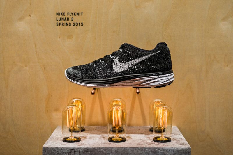 Chiêm ngưỡng hình ảnh Nike Flyknit Lunar 3 sắp được ra mắt vào tháng 2/2015 - Nike flyknit lunar 3 black grey