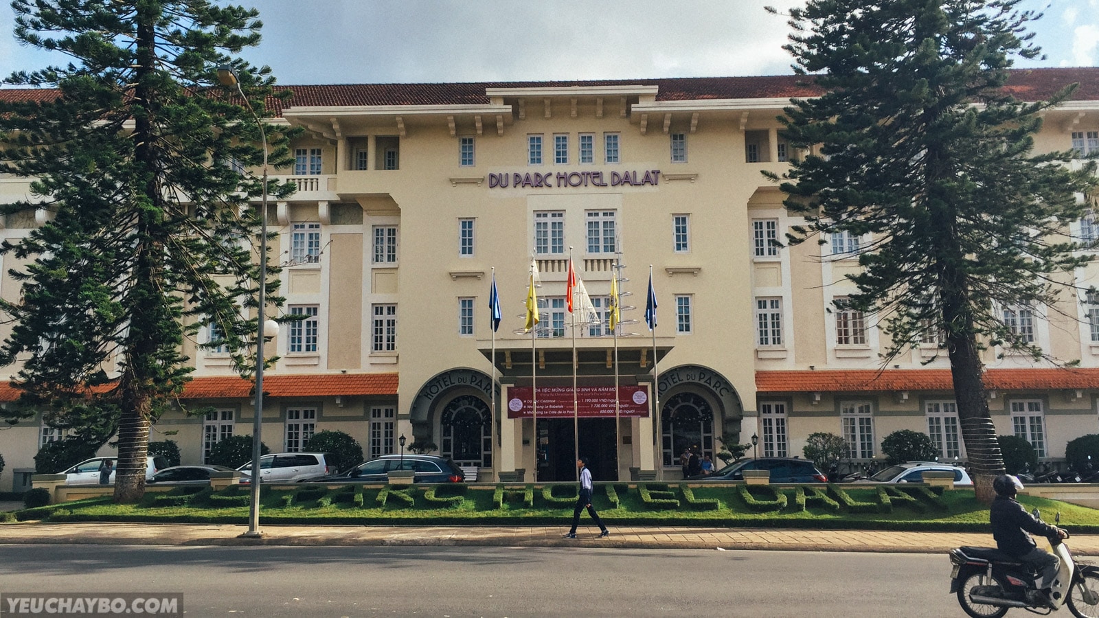 Khách sạn Du Parc Dalat ngay góc đường Trần Phú - Hồ Tùng Mậu