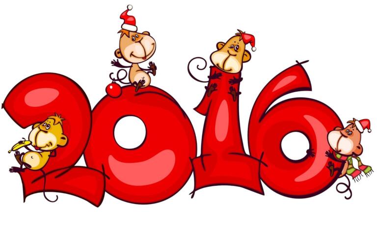 Chào đón năm con Khỉ – Chúc mừng năm mới cả nhà