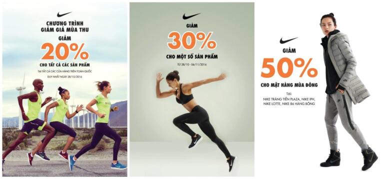 Nike Việt Nam giảm giá 30% tất cả các sản phẩm duy nhất ngày 14/02/2017