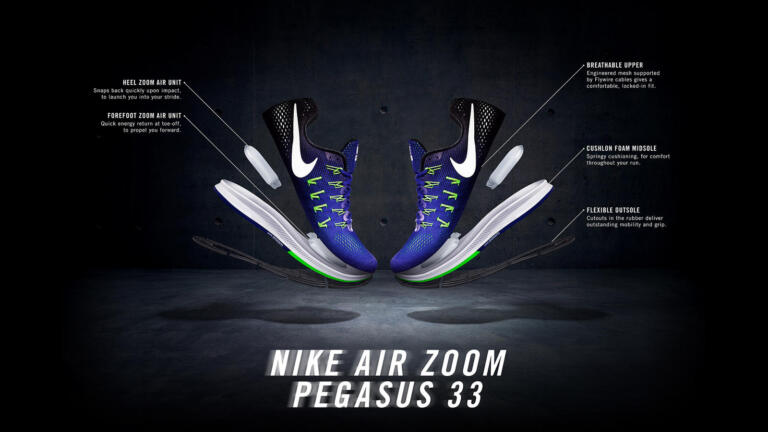 Trên chân Nike Air Zoom Pegasus 33: thêm AIR, thêm êm?