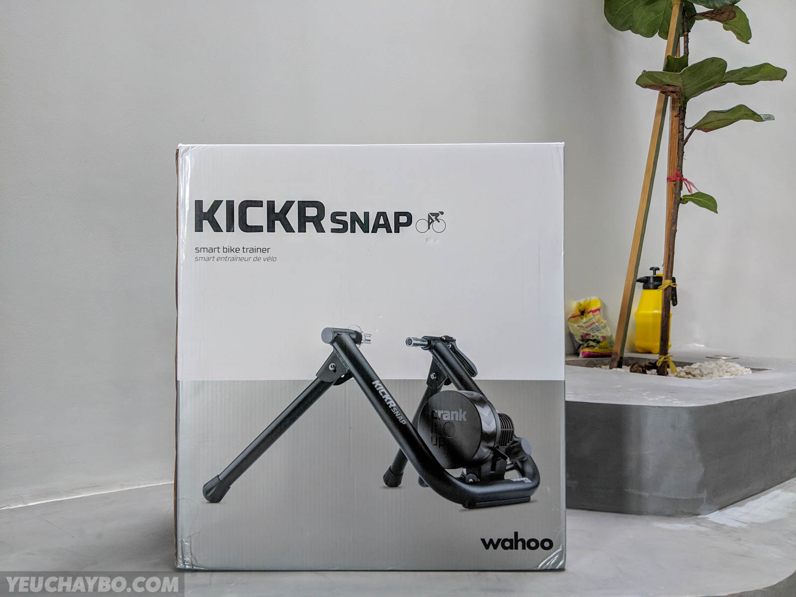 Giới thiệu Wahoo KICKR Snap - Smart Trainer dành cho đạp xe trong nhà - gioi thieu wahoo kickr snap zwift 01