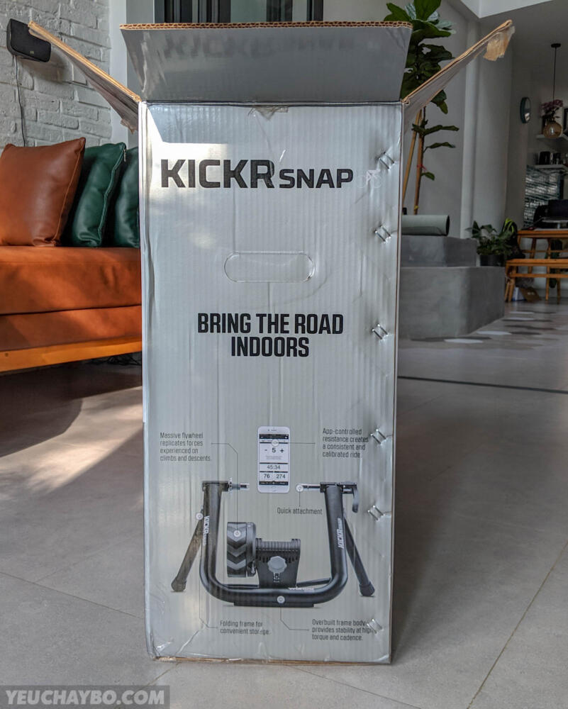 Giới thiệu Wahoo KICKR Snap - Smart Trainer dành cho đạp xe trong nhà - gioi thieu wahoo kickr snap zwift 03