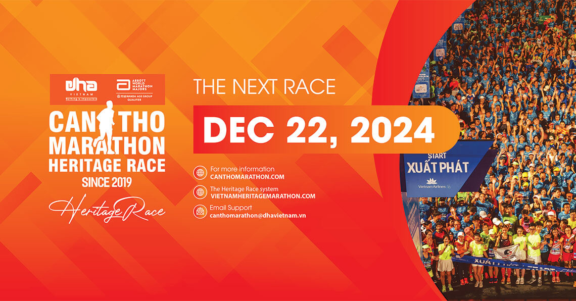 Can Tho Marathon - Heritage Race 2024 - event can tho marathon heritage 2024 banner