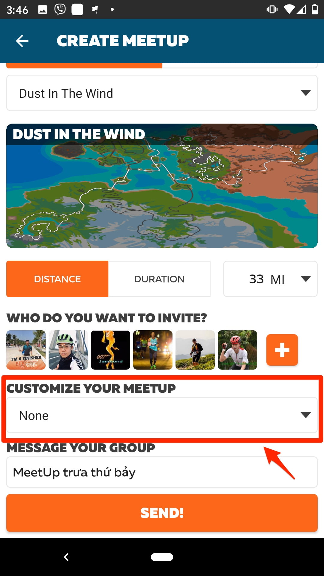 [Hướng dẫn Zwift] Thiết lập buổi đạp nhóm MeetUp trên Zwift - huong dan tao meetup 6