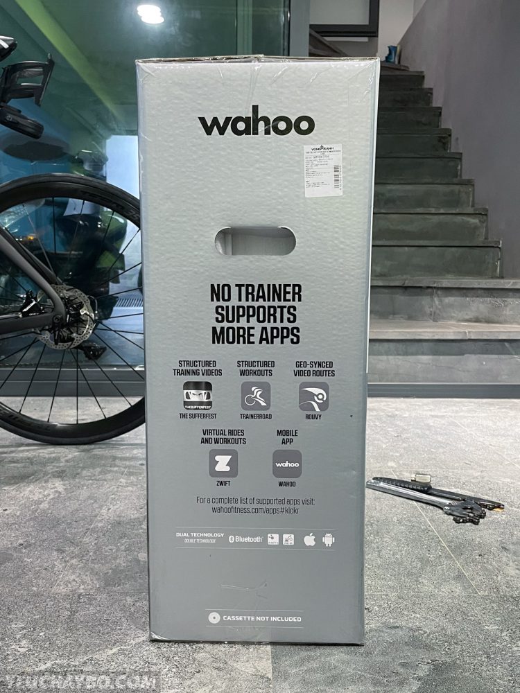 Đánh giá trainer đạp xe trong nhà Wahoo KICKR Core - Êm ái, chắn chắn, mượt mà - wahoo kickr core yeuchaybo 6