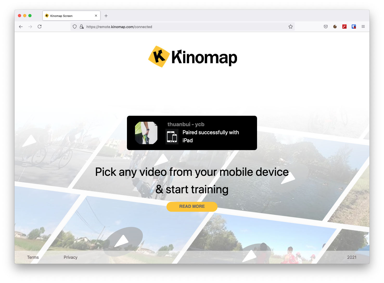 Hướng dẫn cài đặt Kinomap và kết nối với máy chạy bộ T900C - huong dan kinomap 27