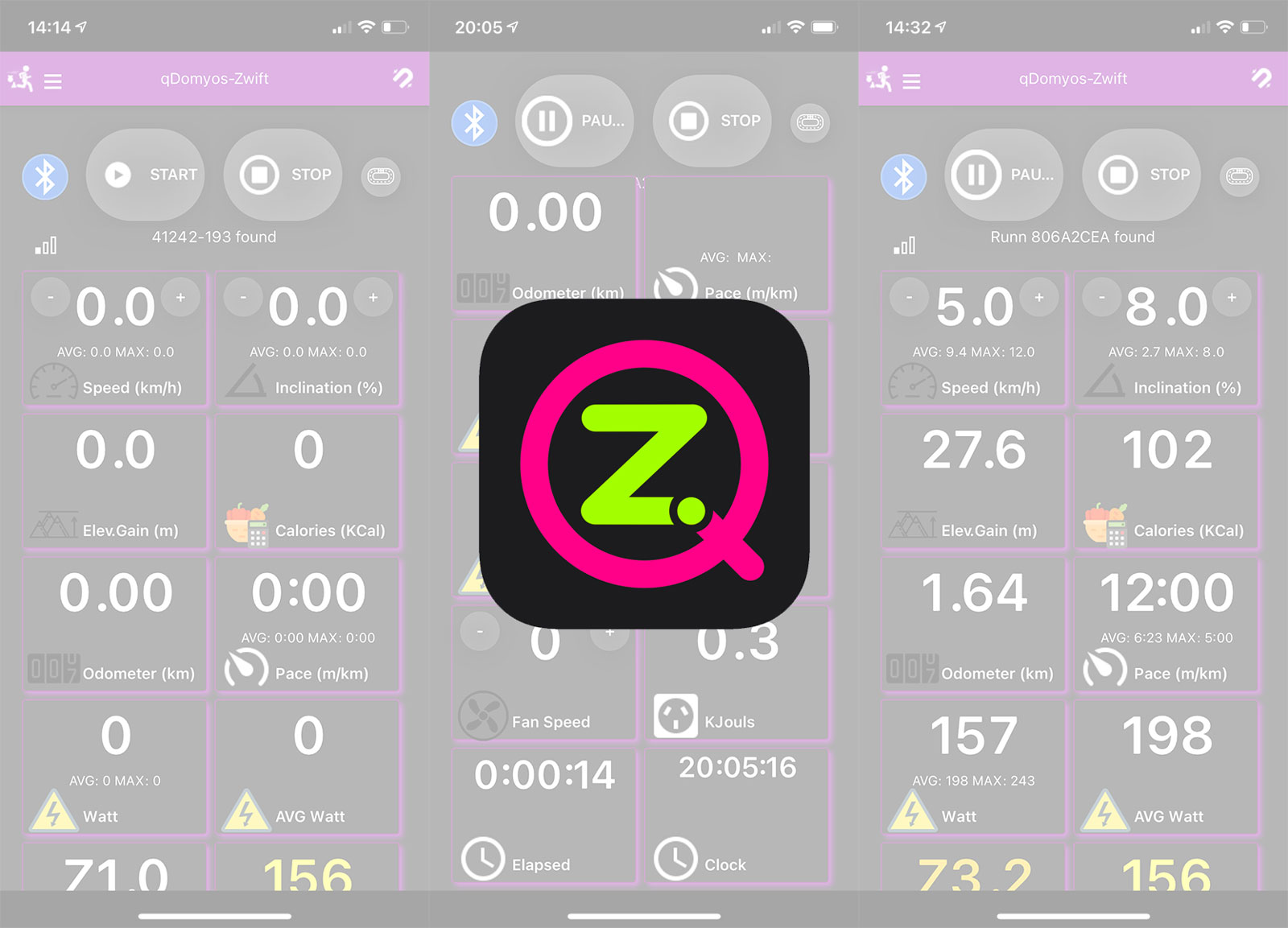 rouvy garmin connect