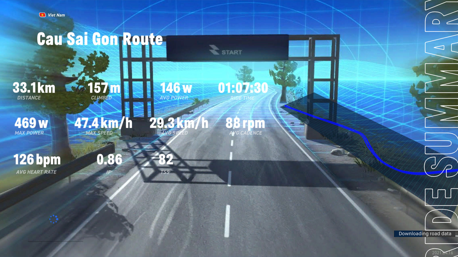 Đạp xe leo Cầu Sài Gòn trong mùa giãn cách với ứng dụng RGT Cycling - rgt cycling dap nhom cau sai gon 1