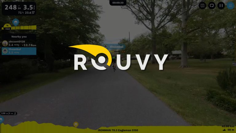 Trải nghiệm Rouvy – Đạp xe trong nhà cùng công nghệ AR