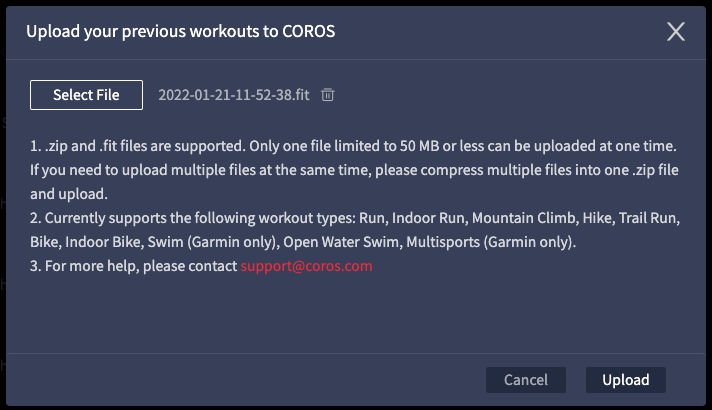 Trải nghiệm nhanh Coros Training Hub - Nền tảng quản lý tập luyện của Coros - coros training hub workout list import