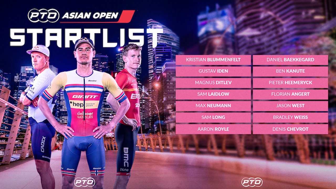 Đăng ký PTO Asia Open 2023, lần đầu tham gia giải đua ở nước ngoài - pto asian open 2023 start list graphic