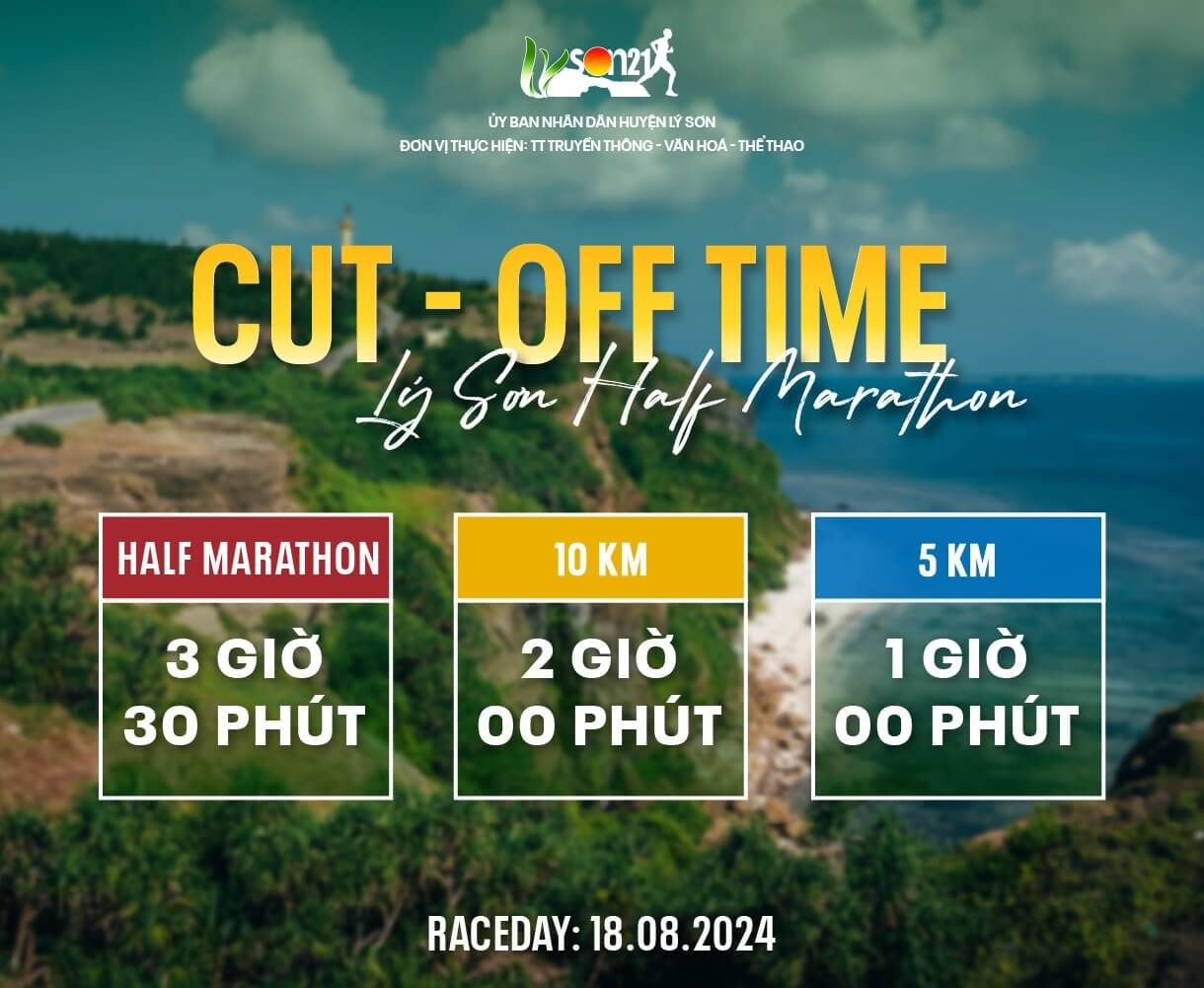 Lý Sơn Half Marathon 2024 - cot ly son 1